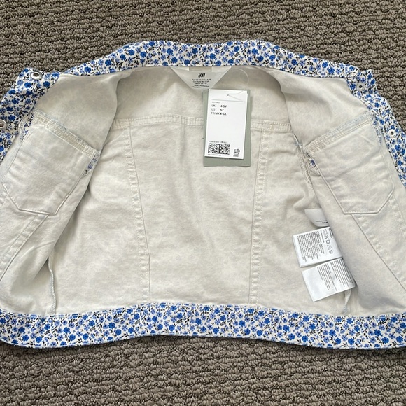 H&M Twill Floral Jacket - Picture 5 of 5